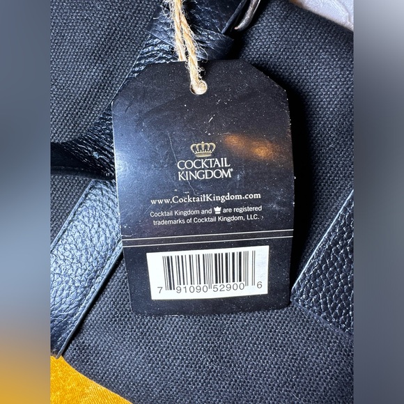 Cocktail Kingdom x Dobel Tequila, Barware Rollup, Black Leather/Canvas - Picture 12 of 16